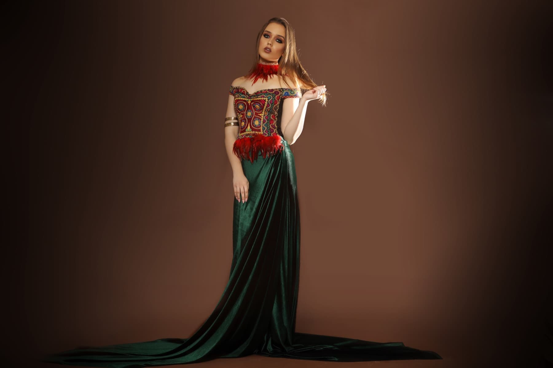 Emerald Queen of Canaan standing editorial image