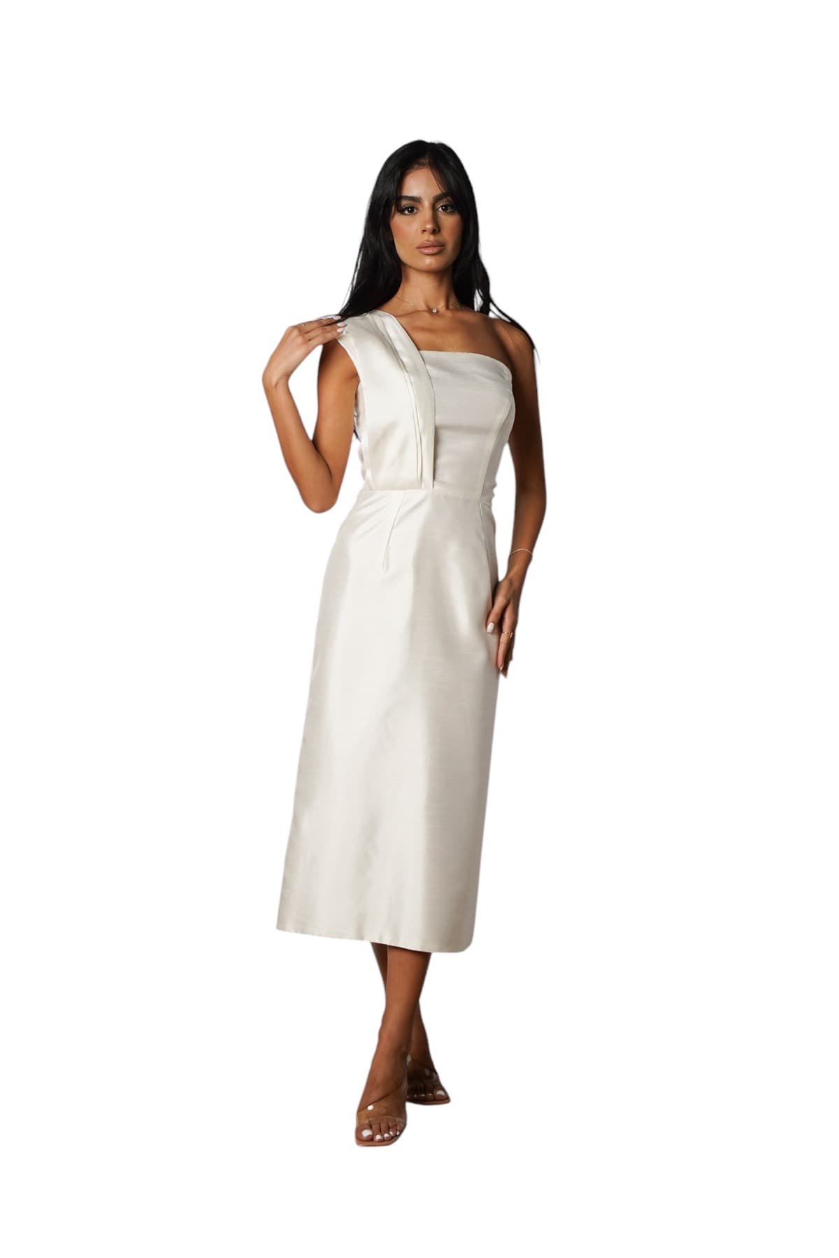 Ivory Column full bridal silhouette